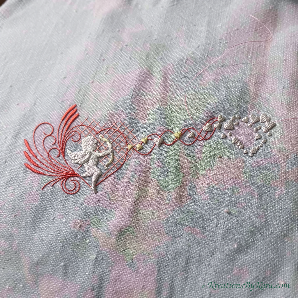 Amore Cupid Embroidery Design embroidery Amore Cupid Embroidery Design
