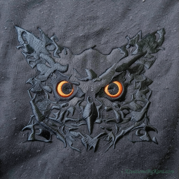 AOTW Owl embroidery AOTW Owl