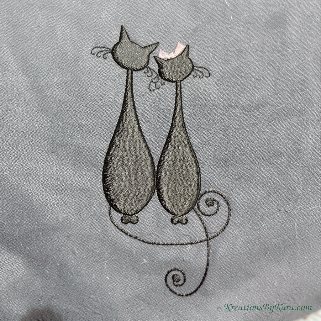 Catties 3 embroidery Catties 3