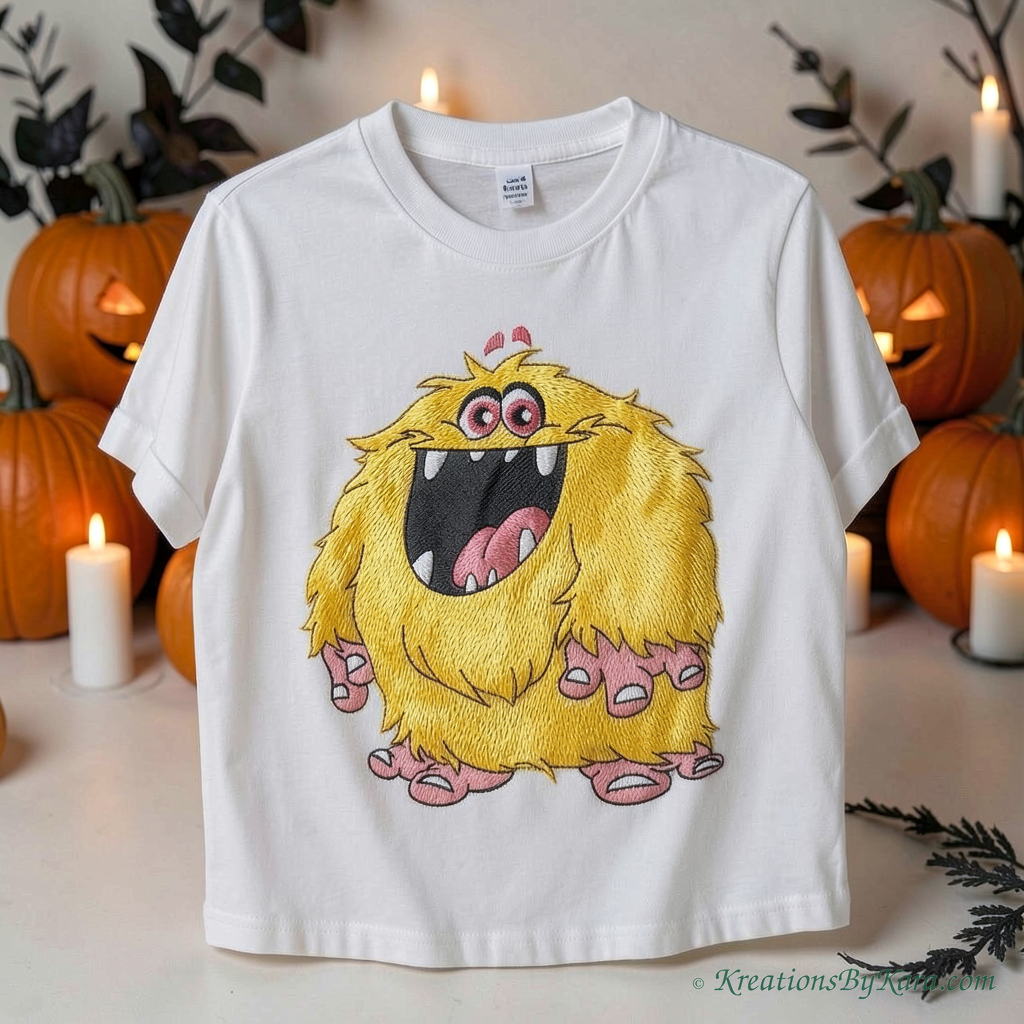 AMH Yellow Big Foot embroidery AMH Yellow Big Foot