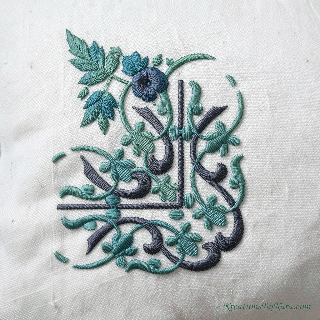 ARBII_Border2Corner embroidery ARBII_Border2Corner