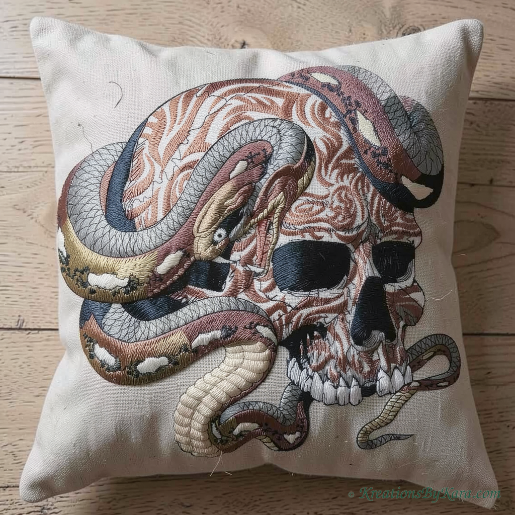 BAB Snake Skull embroidery BAB Snake Skull