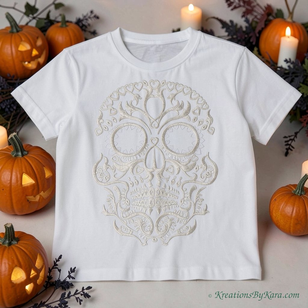 BB Fancy Skull 2 embroidery BB Fancy Skull 2