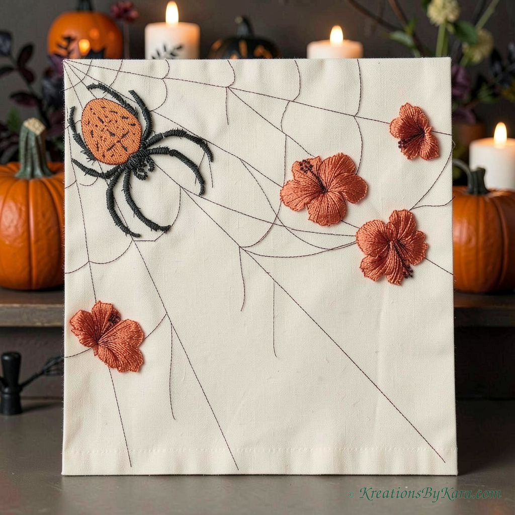 AHE Flowered Web embroidery AHE Flowered Web