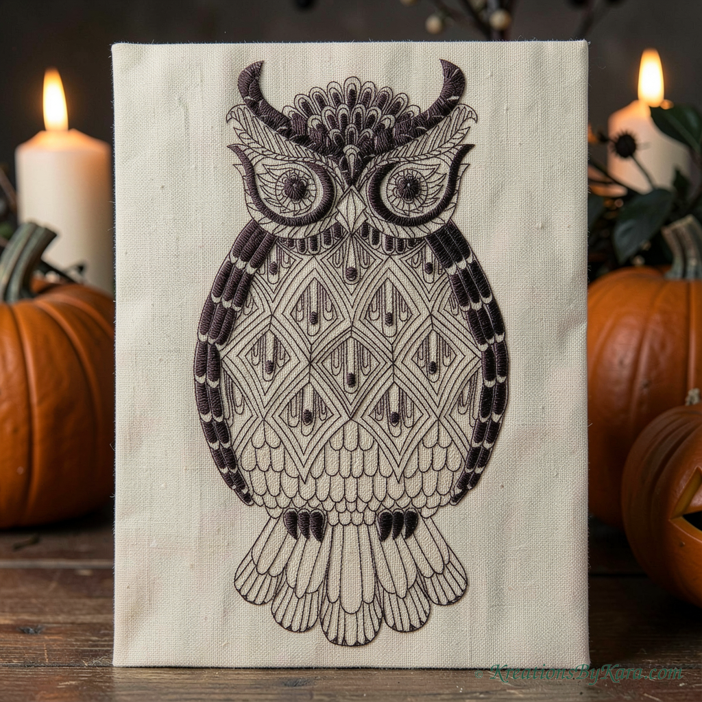 AHE Hooter embroidery AHE Hooter