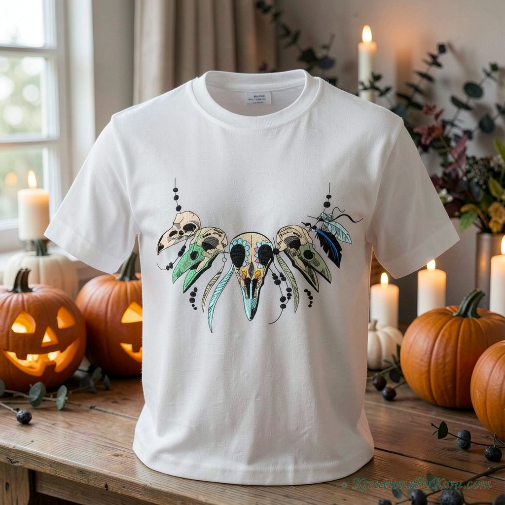 AHOS Feathers embroidery AHOS Feathers