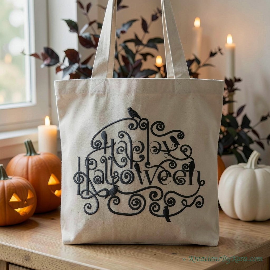 AHOS Halloween embroidery AHOS Halloween