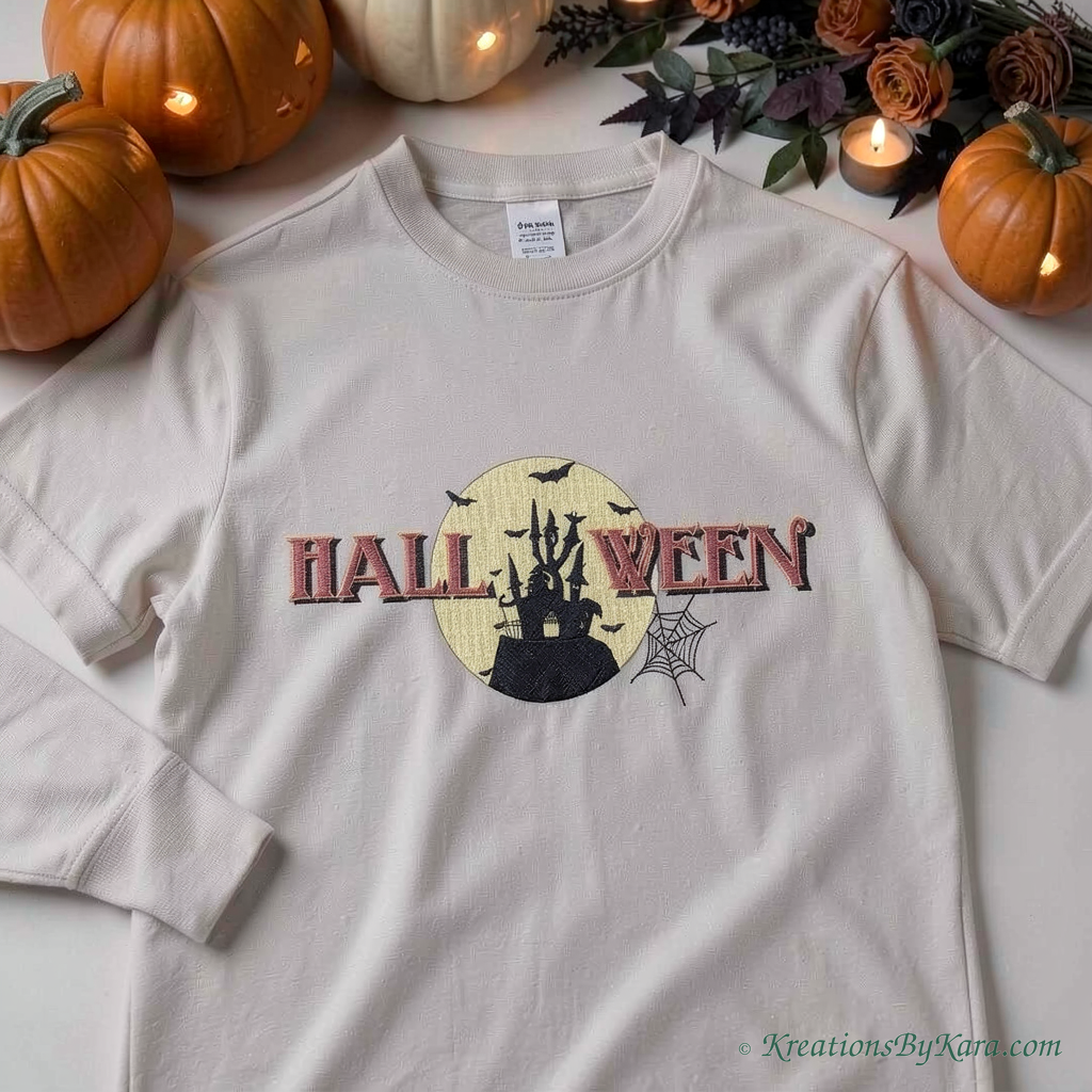 BIN Haunted Halloween embroidery BIN Haunted Halloween