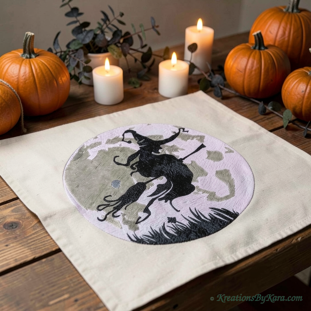 AHOS Witchy Moon embroidery AHOS Witchy Moon