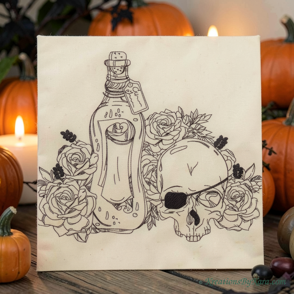 AHOS Cursed Tonic embroidery AHOS Cursed Tonic