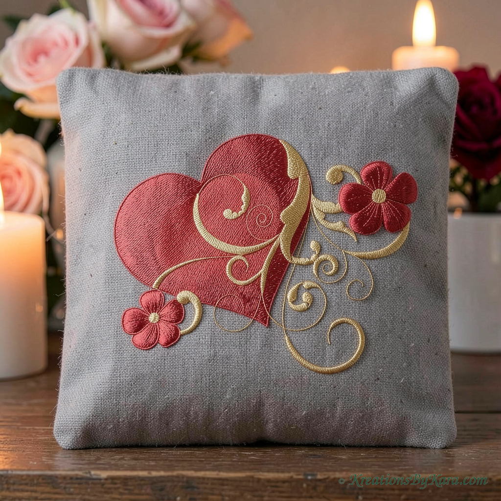 For The Love Of Hearts embroidery For The Love Of Hearts
