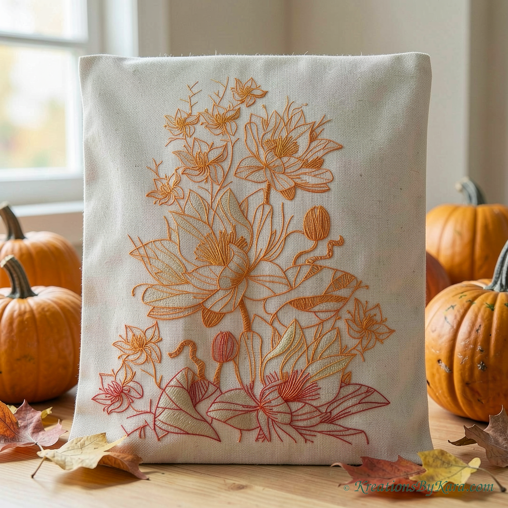 ATB Floral Arrangement embroidery ATB Floral Arrangement