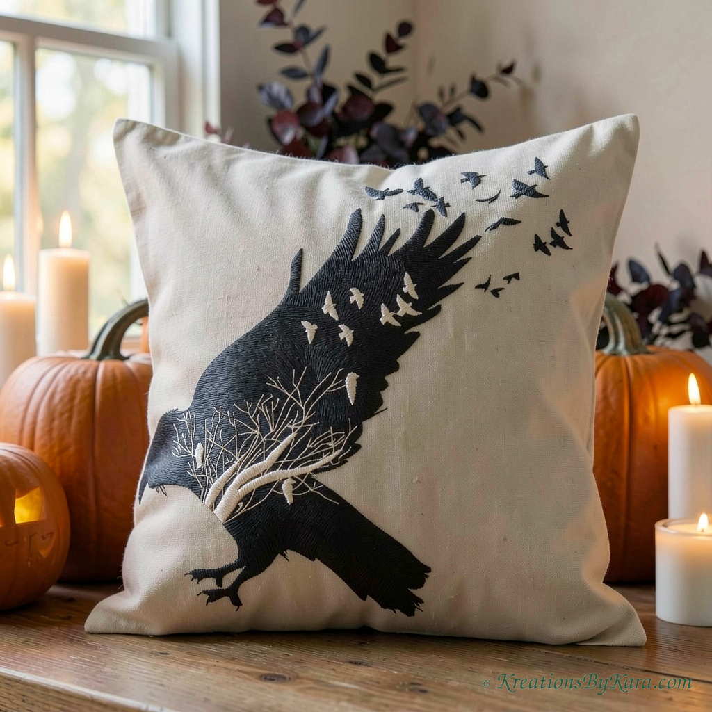 ATOH Raven Flight embroidery ATOH Raven Flight