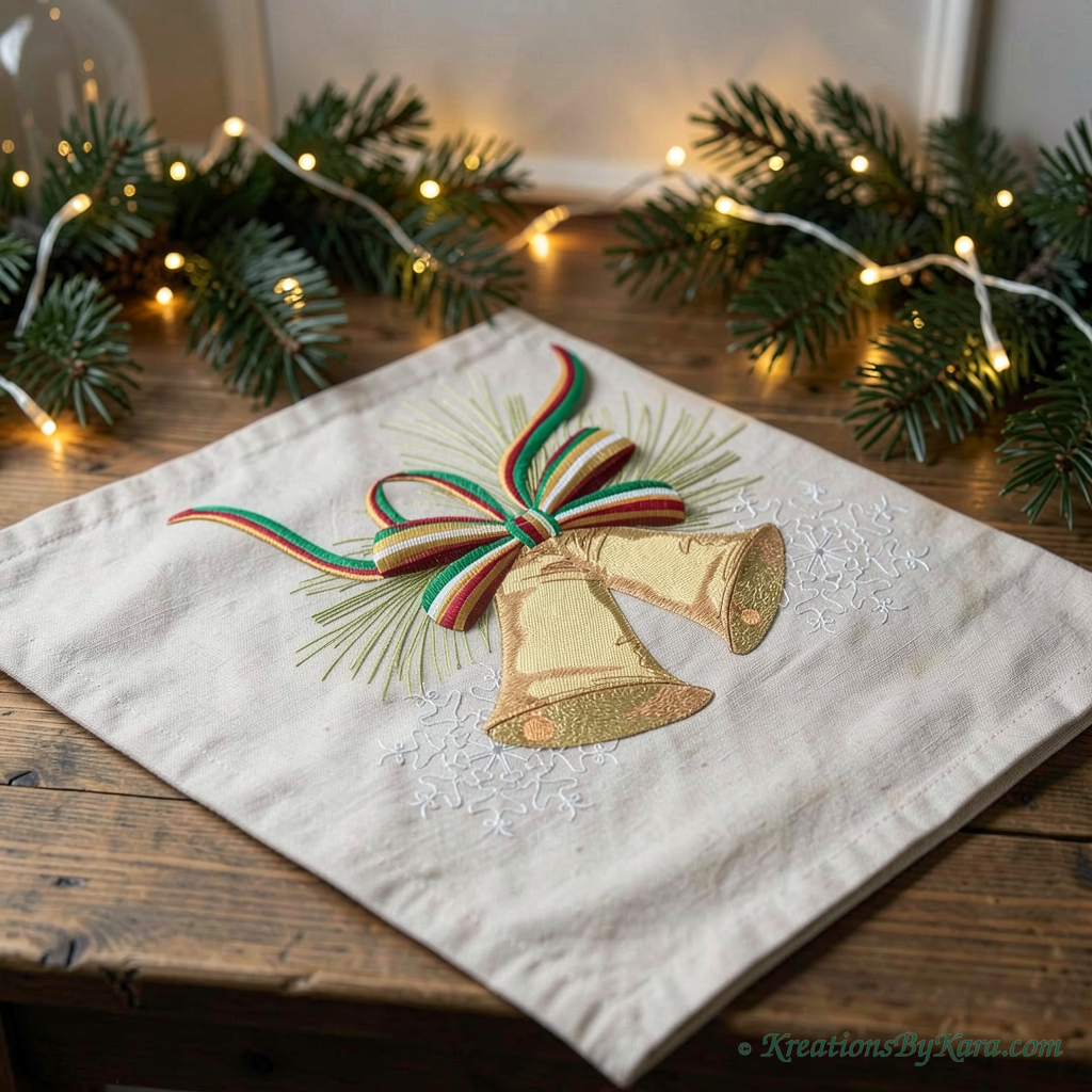 Classic Christmas Pines embroidery Classic Christmas Pines