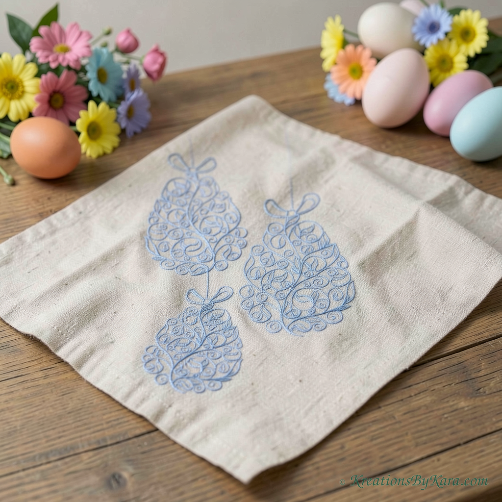 Easter Egg-stravaganza embroidery Easter Egg-stravaganza