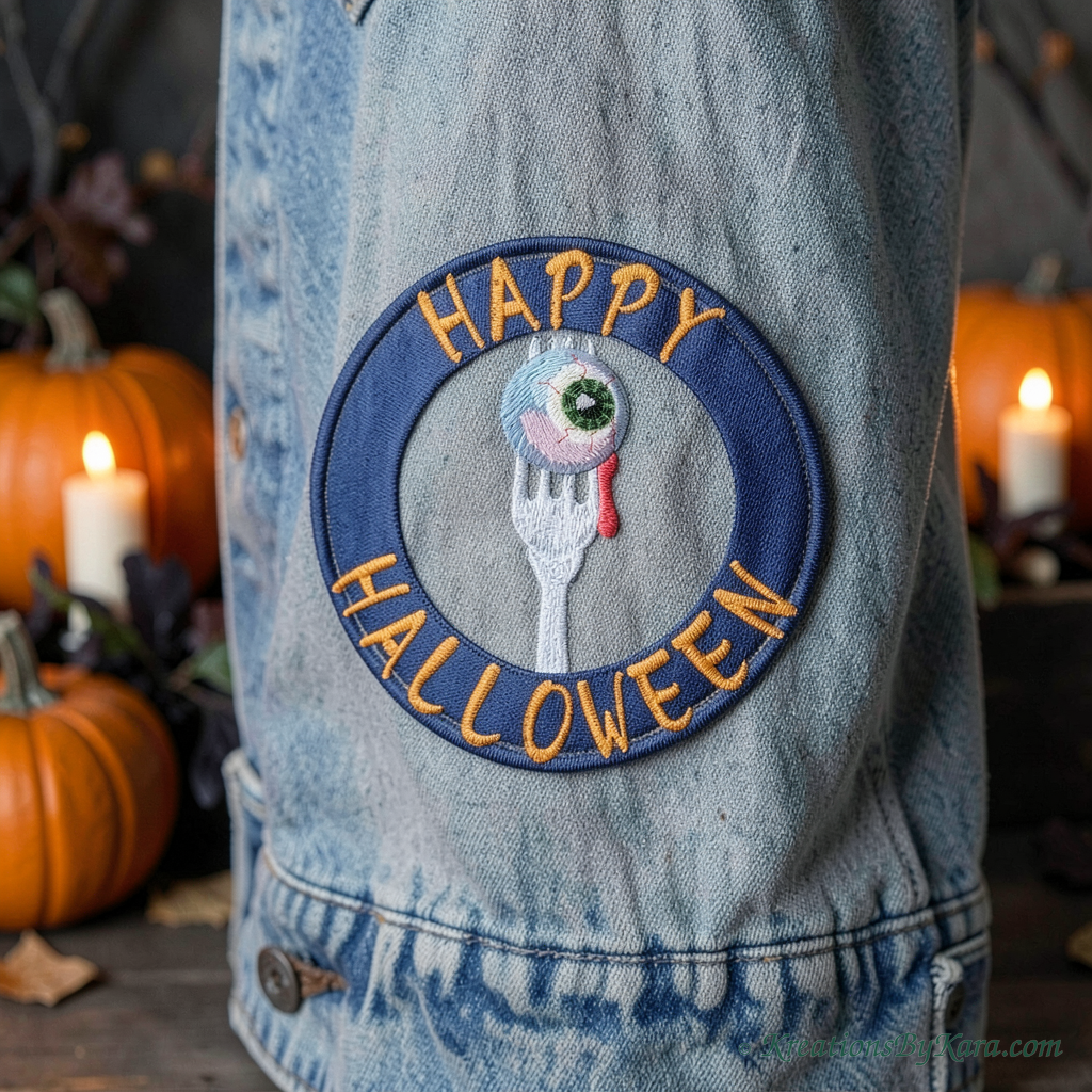 BIN Happy Halloween embroidery BIN Happy Halloween