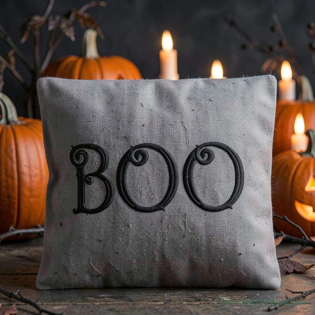 BIN Boo embroidery BIN Boo