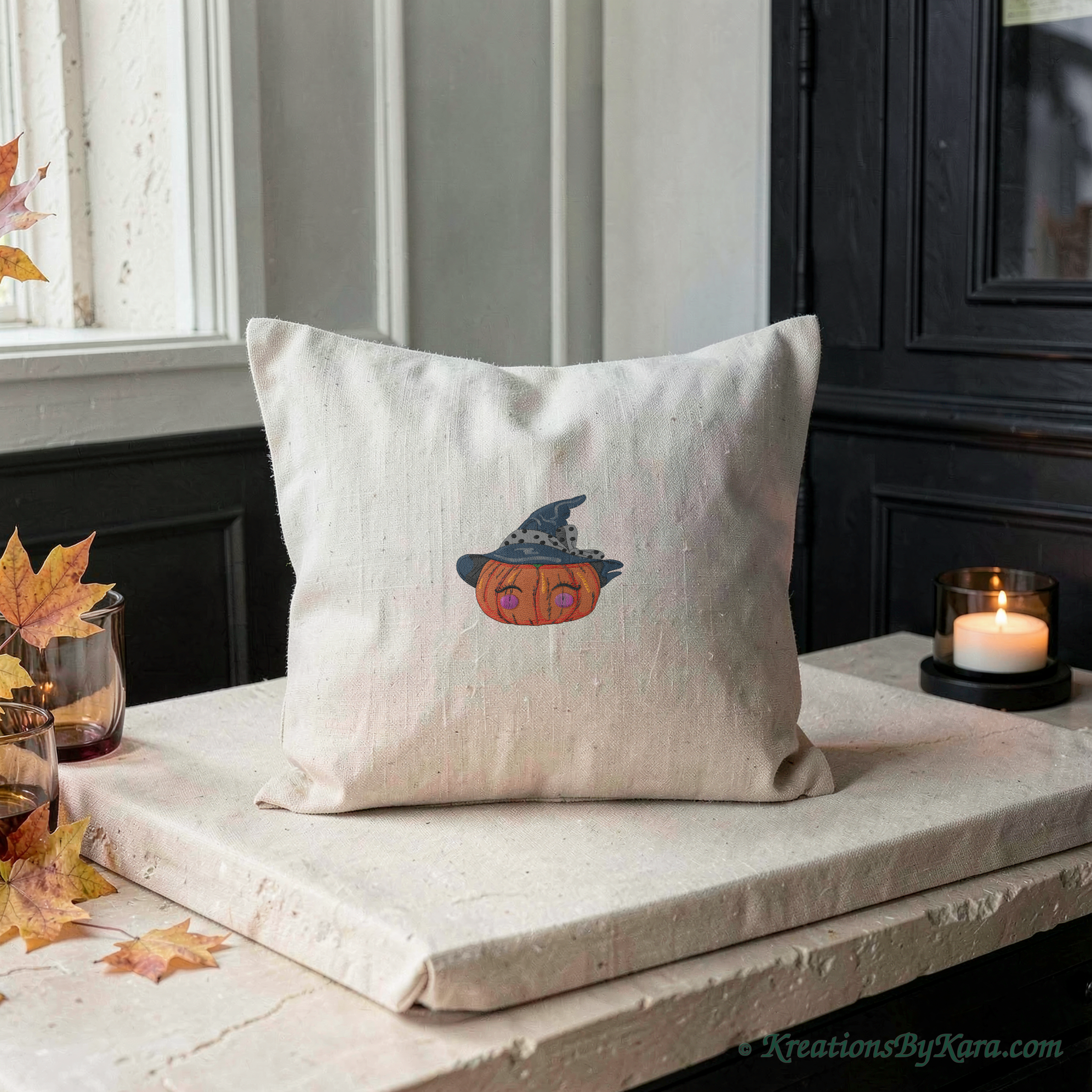 SAS Pumpkin Pretty Embroidery Design embroidery rendering SAS Pumpkin Pretty Embroidery Design